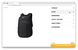 Dakine menu