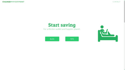 Changemyfootprint home page