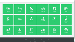 Changemyfootprint activities page