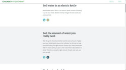 Changemyfootprint boiling water
